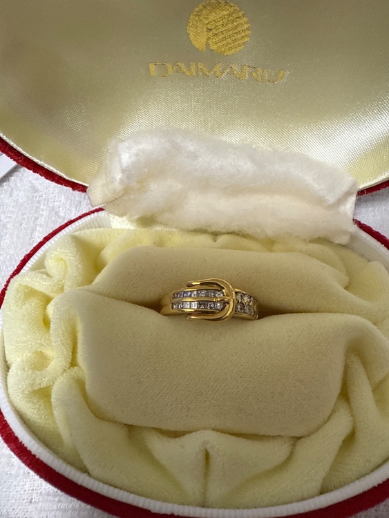 18金リング、バケットミックスカット　ラウンドブリリアントカット（金・貴金属）の商品画像 - 査定依頼日：2025年12月7日 - 最高査定価格：230,000円