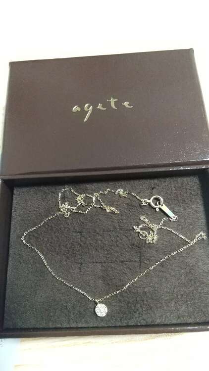 agete k10ダイヤモンドネックレス(着用サイズ鎖骨辺り)（金・貴金属）の商品画像 - 査定依頼日：2025年4月13日 - 最高査定価格：8,000円