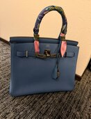 バーキン30 トゴ ディープブルー（ブランドバッグ）の商品画像 - 査定依頼日：2024年11月28日 - 最高査定価格：1,700,000円