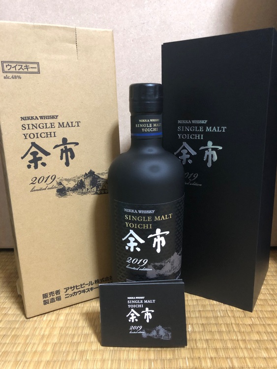 余市シングルモルト2019（お酒）の商品画像 - 査定依頼日：2025年9月19日 - 最高査定価格：391,000円