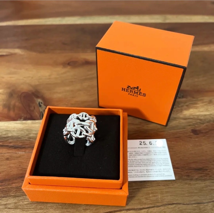 エルメス　シェーヌダンクルリング　アンシェネ（金・貴金属）の商品画像 - 査定依頼日：2025年10月18日 - 最高査定価格：150,000円