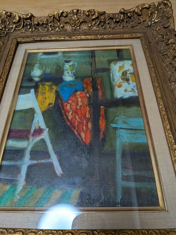 油絵（美術品・骨董品）の商品画像 - 査定依頼日：2026年5月24日 - 最高査定価格：2,000円