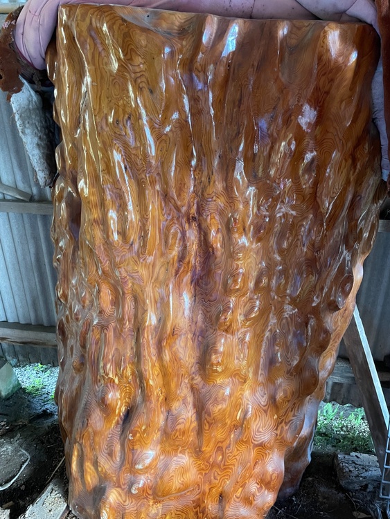 屋久杉衝立（美術品・骨董品）の商品画像 - 査定依頼日：2026年3月22日 - 最高査定価格：100,000円