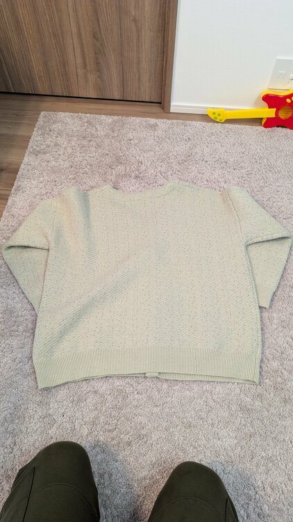 Anagram cardigan in wool and linen（古着・ファッション）の商品画像 - 査定依頼日：2026年1月12日 - 最高査定価格：100,000円