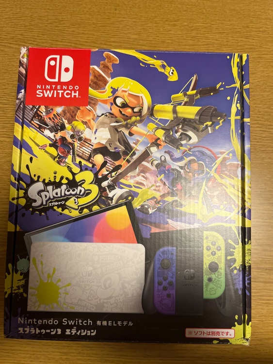 Switchスプラトゥーン3エディション（ゲーム機本体・ゲームソフト）の商品画像 - 査定依頼日：2025年6月14日 - 最高査定価格：18,000円