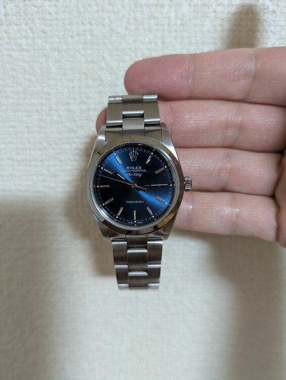 ロレックス エアキング 14000M/K38052（高級時計）の商品画像 - 査定依頼日：2025年8月27日 - 最高査定価格：370,000円