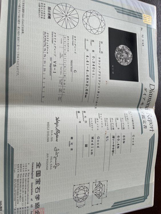 0.340ct（宝石）の商品画像 - 査定依頼日：2023年3月4日 - 最高査定価格：30,000円