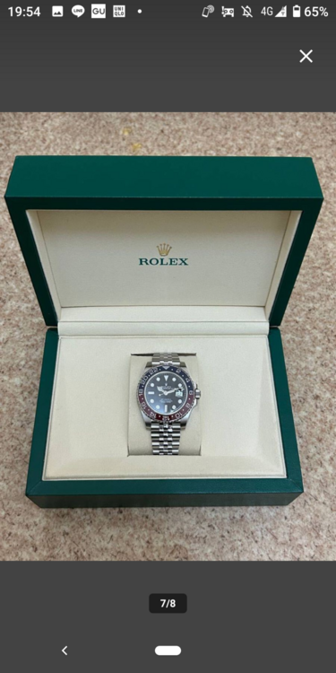 GMTマスターⅡ 126710BLRO ペプシカラー ジュビリーブレス     （高級時計）の商品画像 - 査定依頼日：2025年12月27日 - 最高査定価格：2,850,000円