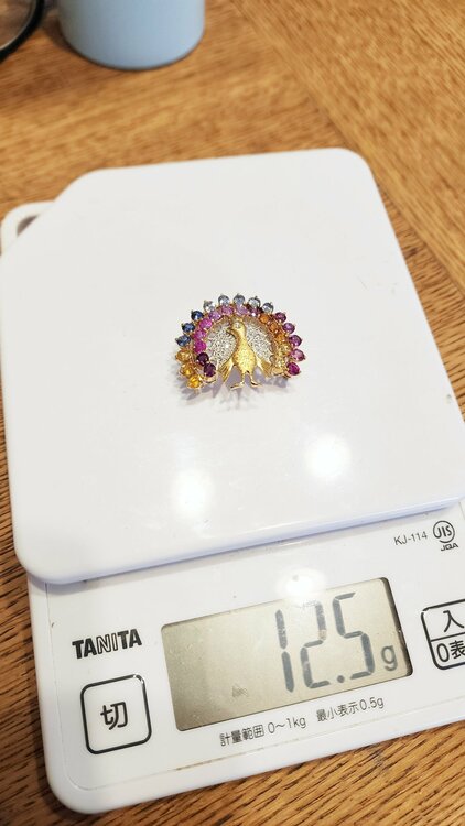 ペンダントトップにもなる帯留め（宝石）の商品画像 - 査定依頼日：2026年8月3日 - 最高査定価格：350,000円