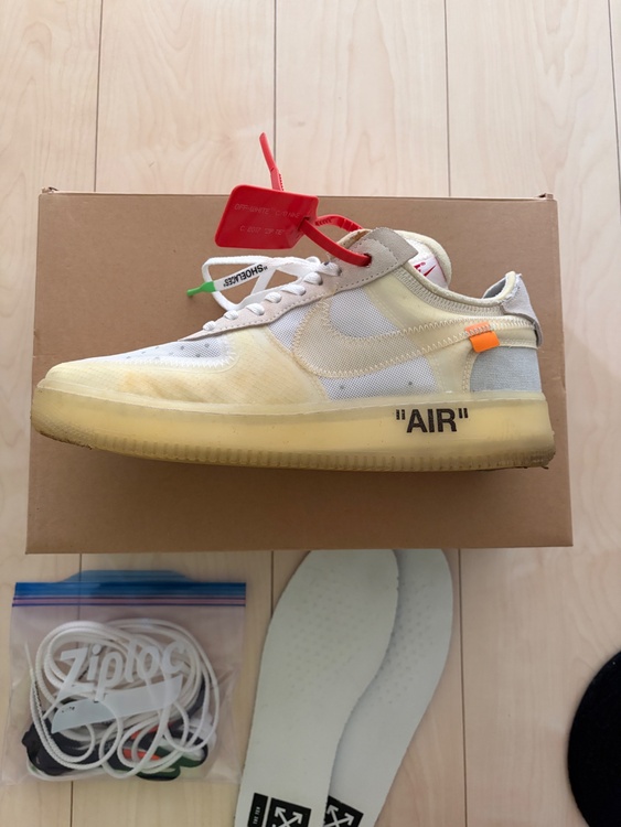 nike off-white the10 airforce1 low（古着・ファッション）の商品画像 - 査定依頼日：2026年9月1日 - 最高査定価格：18,000円