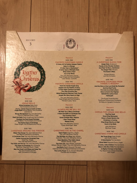 together at chirstmas（レコード）の商品画像 - 査定依頼日：2020年6月10日