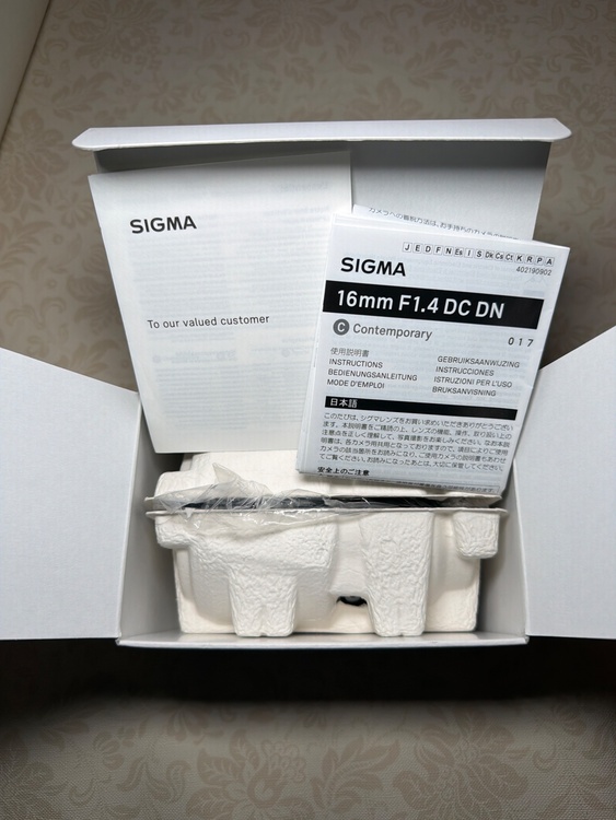 SIGMA 16mm F1.4 DC DN（カメラ）の商品画像 - 査定依頼日：2026年2月12日 - 最高査定価格：25,000円