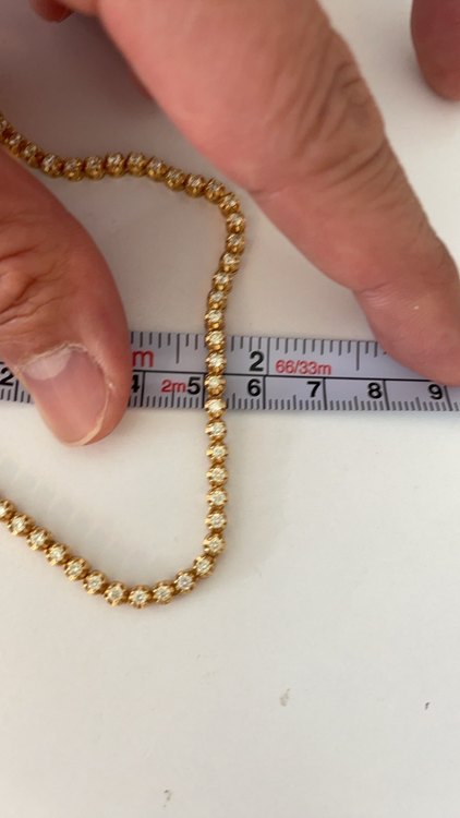 テニスネックレス 10k 8ct （宝石）の商品画像 - 査定依頼日：2023年3月27日 - 最高査定価格：125,000円