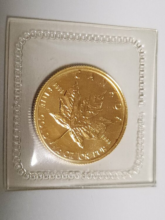 メイプルリーフ金貨　1/10OZ（金・貴金属）の商品画像 - 査定依頼日：2026年8月18日 - 最高査定価格：139,200円
