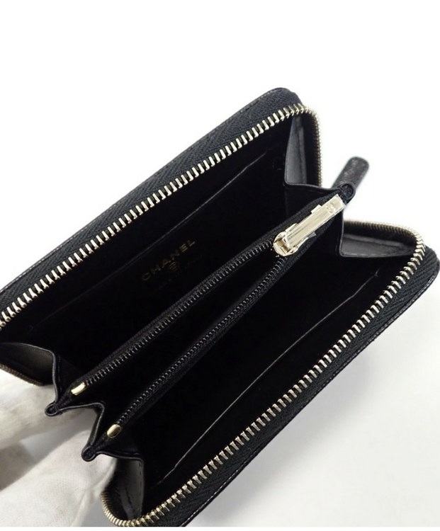 シャネル ジップ コインパース AP4658 キャビアスキン ブラック（ブランド財布・小物）の商品画像 - 査定依頼日：2026年4月1日 - 最高査定価格：50,000円