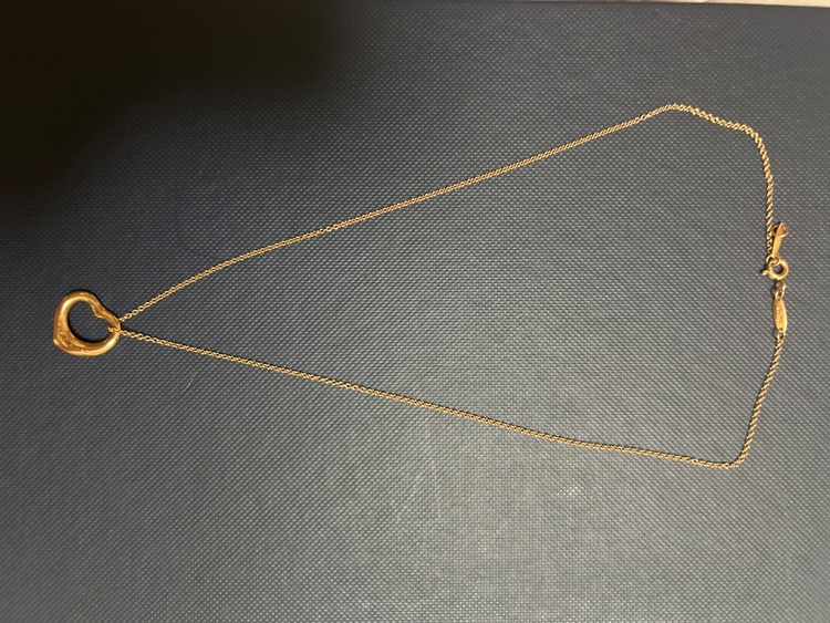 ティファニーオープンハート　ピンクゴールド１６m（金・貴金属）の商品画像 - 査定依頼日：2025年9月15日 - 最高査定価格：58,000円