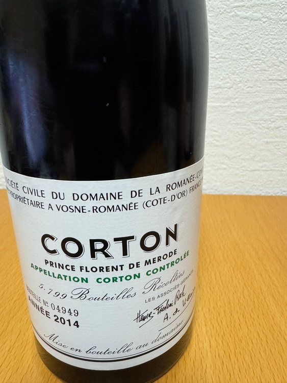 CORTON2014（お酒）の商品画像 - 査定依頼日：2025年8月19日 - 最高査定価格：350,000円
