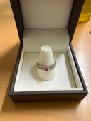 パパラチアサファイアの指輪（宝石）の商品画像 - 査定依頼日：2025年5月17日 - 最高査定価格：40,000円