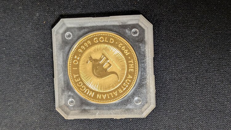 オーストラリア 1oz ナゲット金貨（金・貴金属）の商品画像 - 査定依頼日：2026年1月24日 - 最高査定価格：807,900円