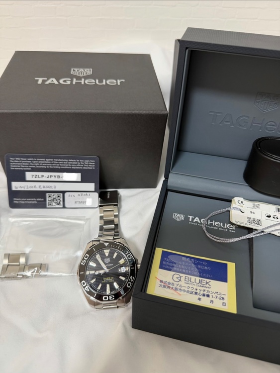 タグホイヤー アクアレーサー（高級時計）の商品画像 - 査定依頼日：2026年6月3日 - 最高査定価格：210,000円