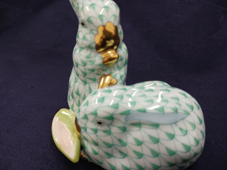 ヘレンドのフィギュリン/2匹のうさぎ（食器）の商品画像 - 査定依頼日：2025年8月21日 - 最高査定価格：2,200円