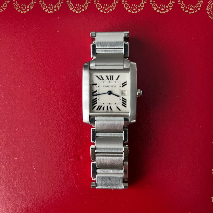 タンクフランセーズ（高級時計）の商品画像 - 査定依頼日：2025年3月1日 - 最高査定価格：255,000円