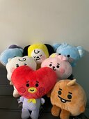 BTSぬいぐるみ　全種類（その他のおもちゃ）の商品画像 - 査定依頼日：2025年12月30日 - 最高査定価格：2,000円