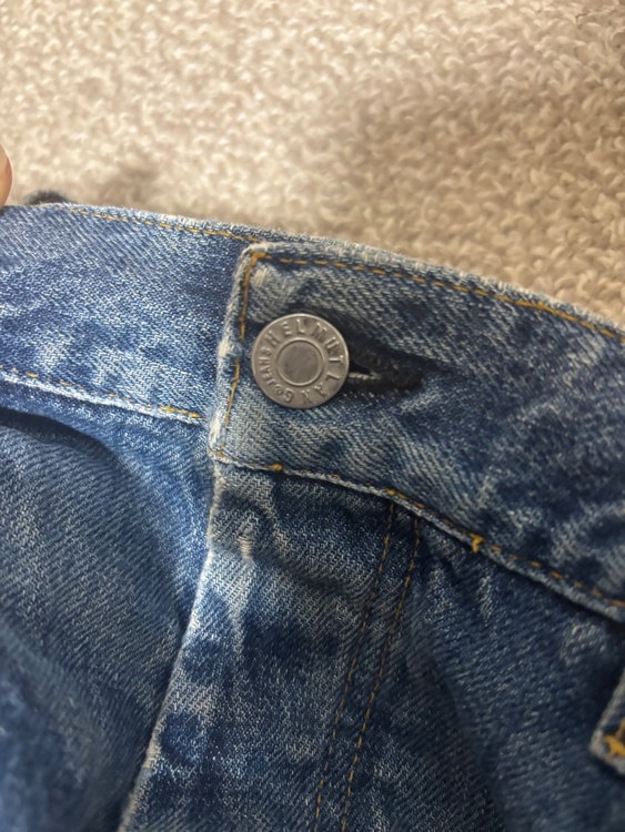 helmut lang paint pants（古着・ファッション）の商品画像 - 査定依頼日：2026年8月21日 - 最高査定価格：31,000円