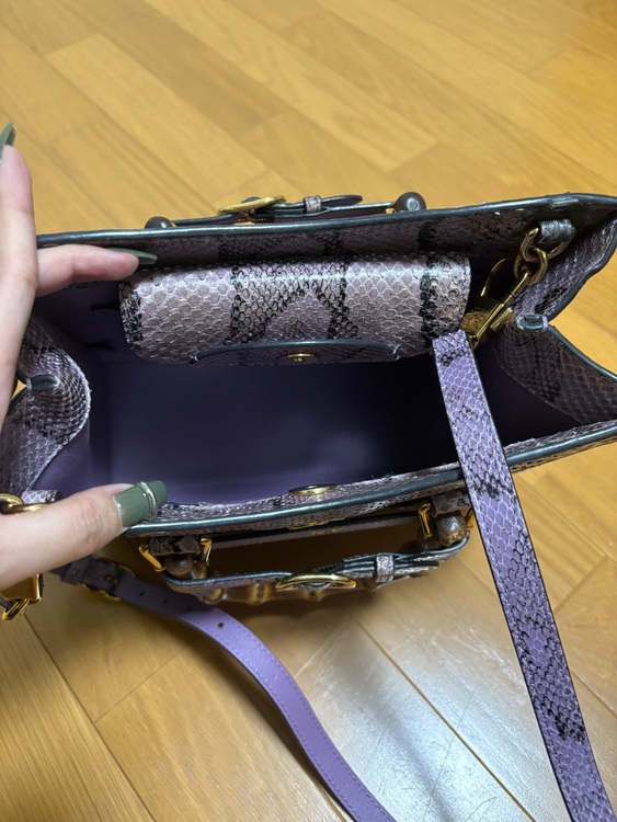 グッチ ダイアナ トート パイソン 2WAYハンドバッグ ピンク（ブランドバッグ）の商品画像 - 査定依頼日：2025年11月2日 - 最高査定価格：190,000円