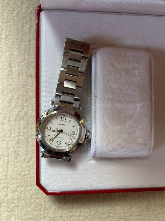 カルティエ パシャ 0057（高級時計）の商品画像 - 査定依頼日：2025年3月31日 - 最高査定価格：230,000円