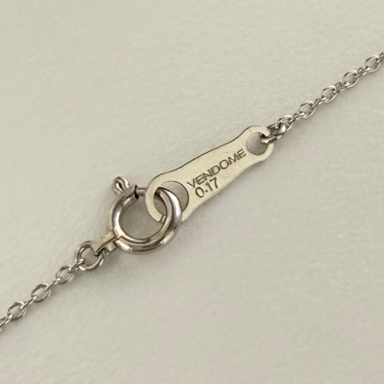 ヴァンドーム青山　プラチナ950 850 ダイヤ0.17ct ネックレス（金・貴金属）の商品画像 - 査定依頼日：2026年3月2日 - 最高査定価格：35,000円
