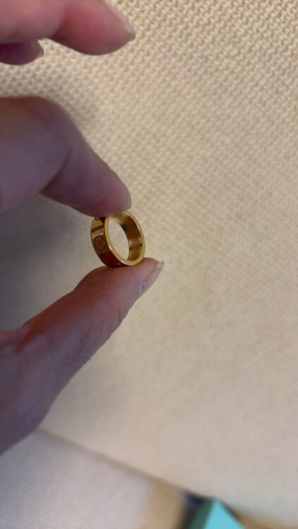 カルティエ　ラブリング（金・貴金属）の商品画像 - 査定依頼日：2025年1月25日 - 最高査定価格：125,000円