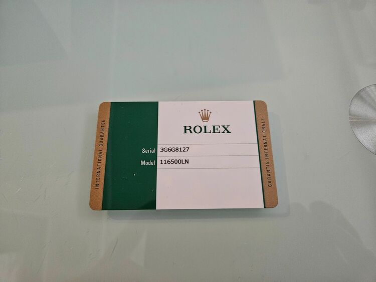 ロレックス デイトナ 116500L（高級時計）の商品画像 - 査定依頼日：2025年6月27日 - 最高査定価格：4,350,000円