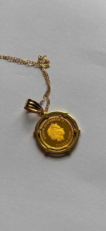 純金 K24 ペンダントトップ ホース 1/25oz 馬 コイン エリザベス 金（金・貴金属）の商品画像 - 査定依頼日：2025年2月9日 - 最高査定価格：43,300円