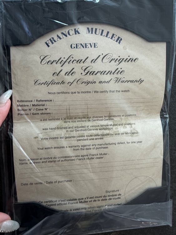 フランクミュラー ロングアイランド （高級時計）の商品画像 - 査定依頼日：2026年2月10日 - 最高査定価格：600,000円