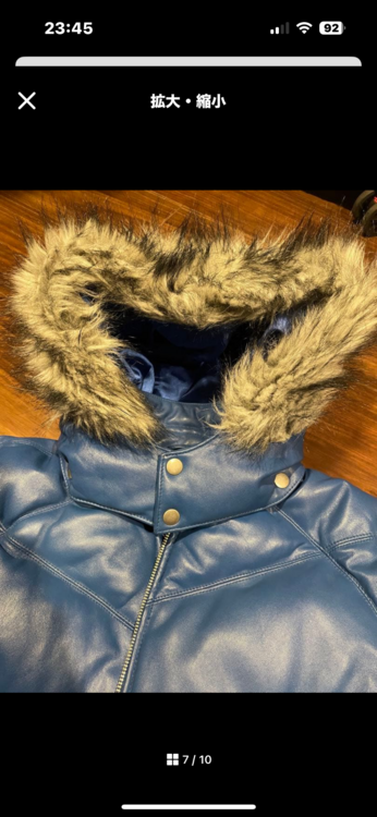 レザーファーダウンジャケット（古着・ファッション）の商品画像 - 査定依頼日：2025年12月11日 - 最高査定価格：18,000円