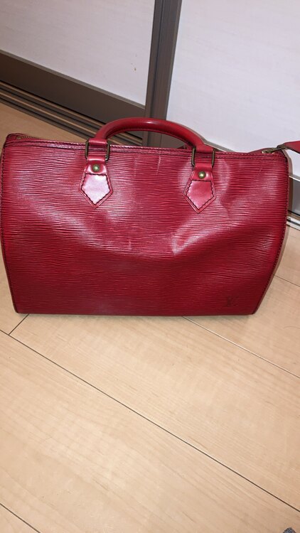 赤　スピーディー（ブランドバッグ）の商品画像 - 査定依頼日：2025年1月25日 - 最高査定価格：25,000円