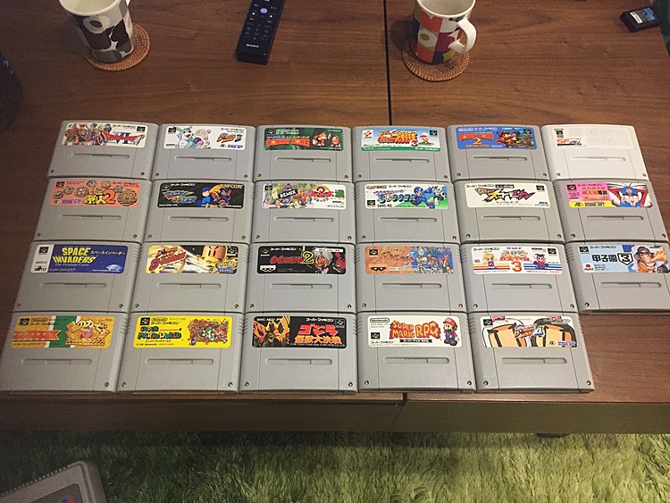 任天堂スーパーファミコン本体、スーパーファミコンカセット22本、SFメモリ1本（ゲーム機本体・ゲームソフト）の商品画像 - 査定依頼日：2020年4月26日 - 最高査定価格：2,700円