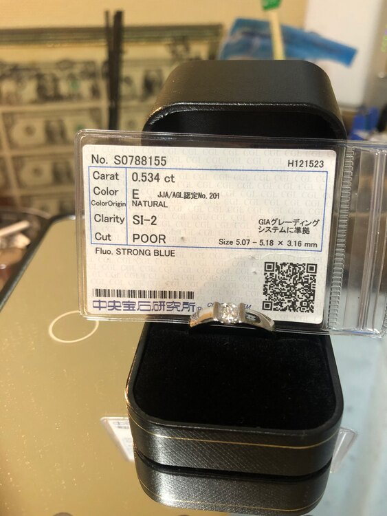 プラチナメンズリング（宝石）の商品画像 - 査定依頼日：2024年12月12日 - 最高査定価格：65,000円