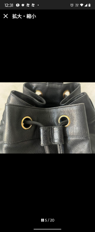 キャビアスキン　ココマーク　巾着　ワンショルダー（ブランドバッグ）の商品画像 - 査定依頼日：2025年2月9日 - 最高査定価格：130,000円