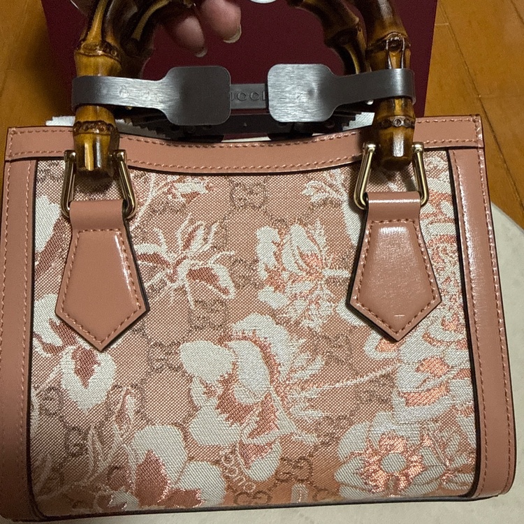 GUCCIバンブー西陣コラボハンドバッグ（ブランドバッグ）の商品画像 - 査定依頼日：2026年9月16日 - 最高査定価格：270,000円