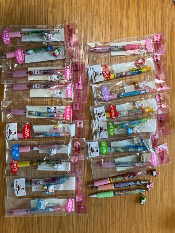 ご当地キティボールペン　未開封18本（その他のおもちゃ）の商品画像 - 査定依頼日：2026年8月12日 - 最高査定価格：4,500円