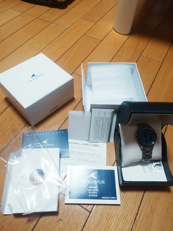 カシオ　オシアナスマンタ（高級時計）の商品画像 - 査定依頼日：2025年9月6日 - 最高査定価格：30,000円