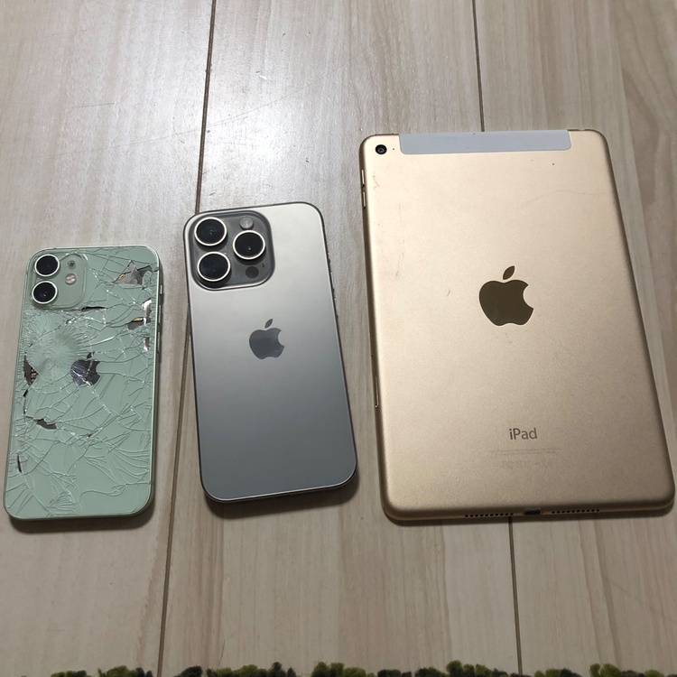 iPhone 15pro 12mini iPad 全てジャンク（スマホ）の商品画像 - 査定依頼日：2026年4月11日 - 最高査定価格：91,000円