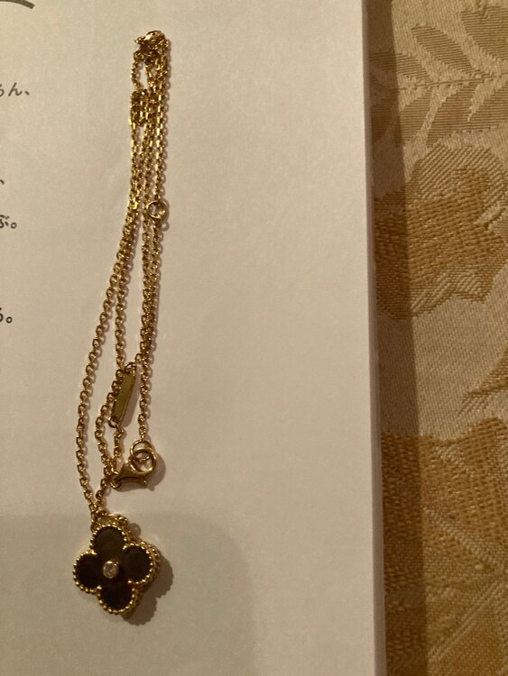 ヴァンクリフ　アルハンブラダイヤつきペンダント（金・貴金属）の商品画像 - 査定依頼日：2025年5月22日 - 最高査定価格：455,000円