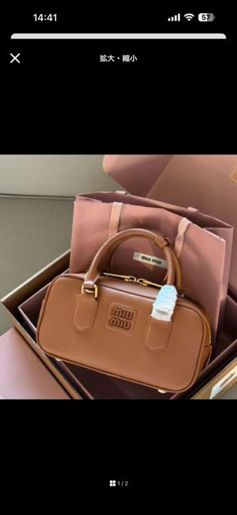 ミュウミュウ  （ブランドバッグ）の商品画像 - 査定依頼日：2025年12月10日 - 最高査定価格：210,000円