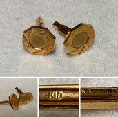 「ゴールドカフス1対＆シルバーネクタイピン4個セット」セット（金・貴金属）の商品画像 - 査定依頼日：2025年5月29日 - 最高査定価格：110,000円