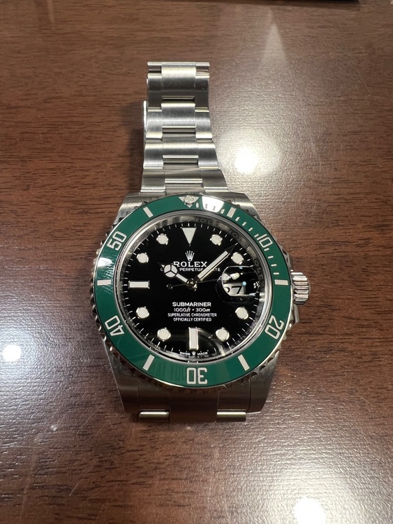 グリーンサブマリーナ（高級時計）の商品画像 - 査定依頼日：2025年8月27日 - 最高査定価格：2,200,000円