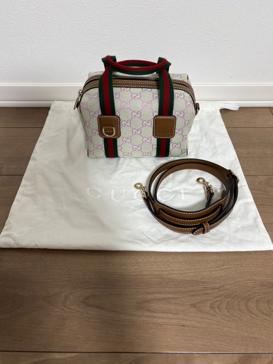 GUCCI ミニボストンショルダーバッグ（ブランドバッグ）の商品画像 - 査定依頼日：2026年6月23日 - 最高査定価格：110,000円