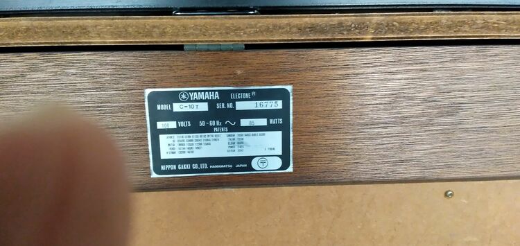 YAMAHA　ELECTONE　MODEL:C-10T（ピアノ・楽器・PA機材）の商品画像 - 査定依頼日：2025年11月5日 - 最高査定価格：3,000円